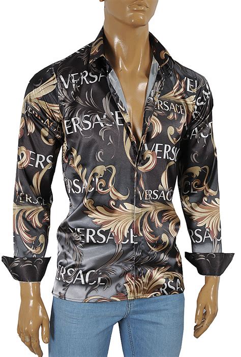 versace dress shirt|versace formal shirts.